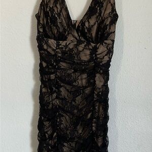 Elegant Black Lace Dress